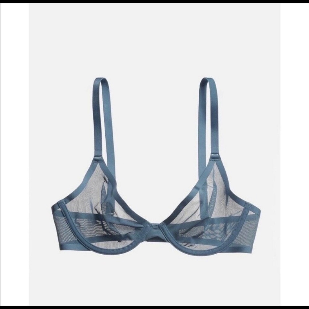 CUUP The Plunge Bra Sea Blue